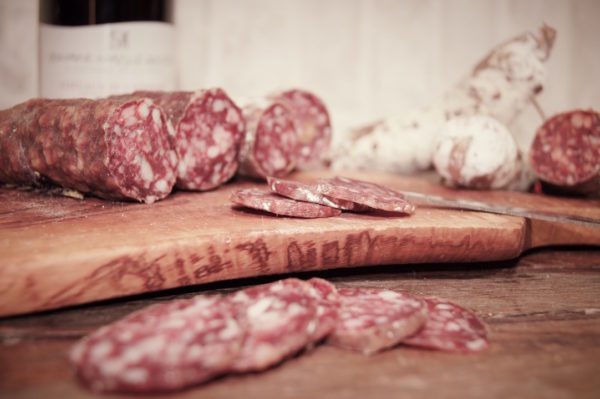 planche de saucisson sec