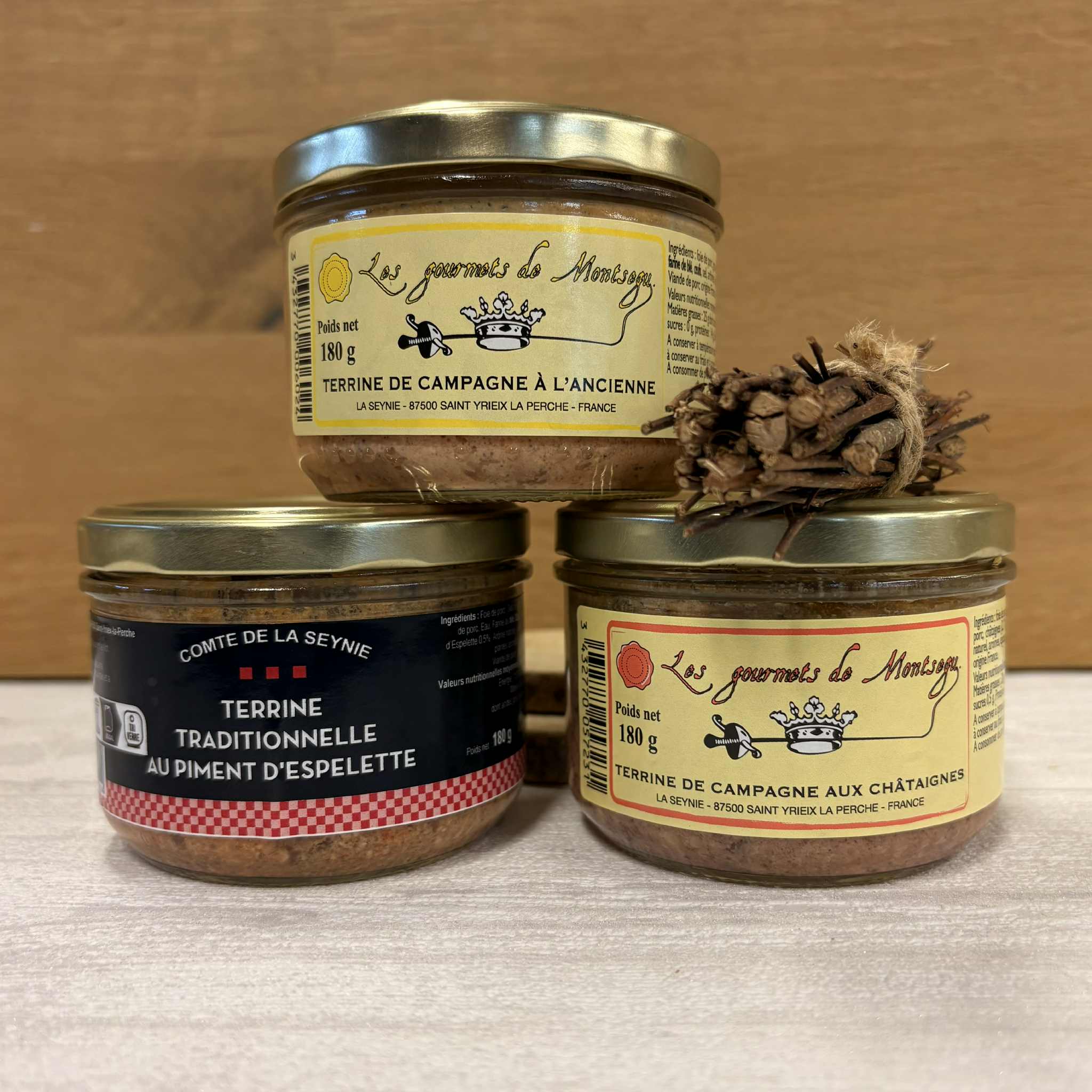 Lot spécial Terrine (3 Terrines à choisir)