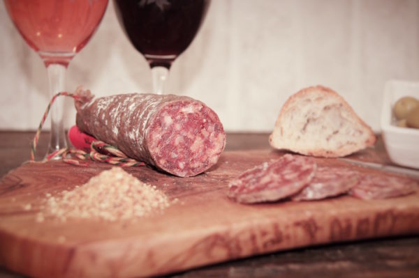 saucisson au piment d'espelette