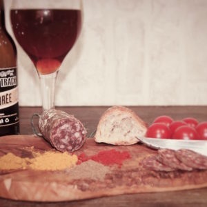 saucisson au barbucue