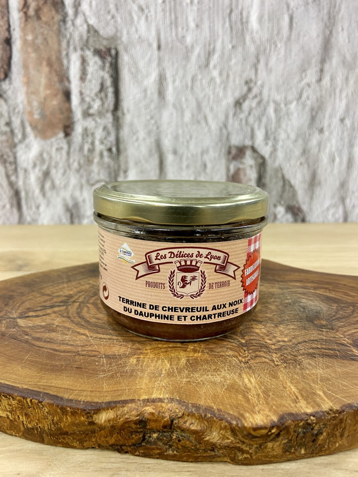 terrine de chevreuil aux noix du Dauphiné Saucisson Lyonnais