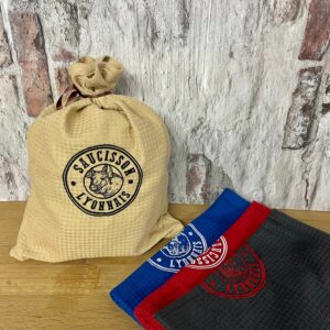 Sac de conservation pour saucissons brodé