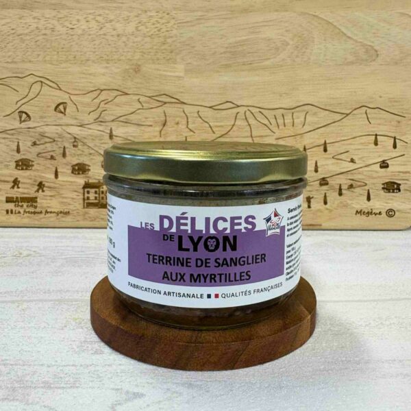 Terrine de sanglier aux myrtilles "212"