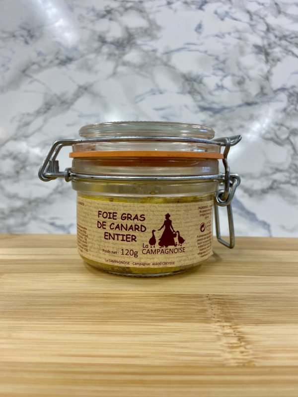 Foie gras de canard entier 120G