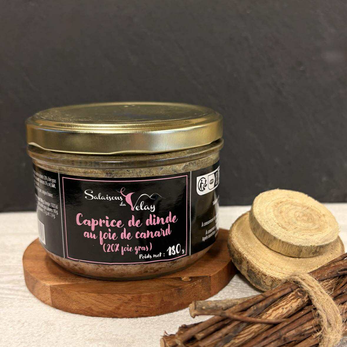 Caprice de dinde au foie de canard (20% foie gras) - 3008