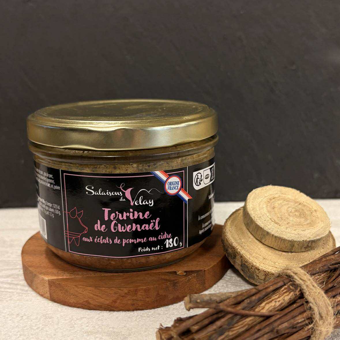 Terrine de gwenaël aux éclats de pomme au cidre - 3004