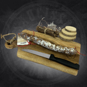 Saucisson sec aux noix viande de porc français