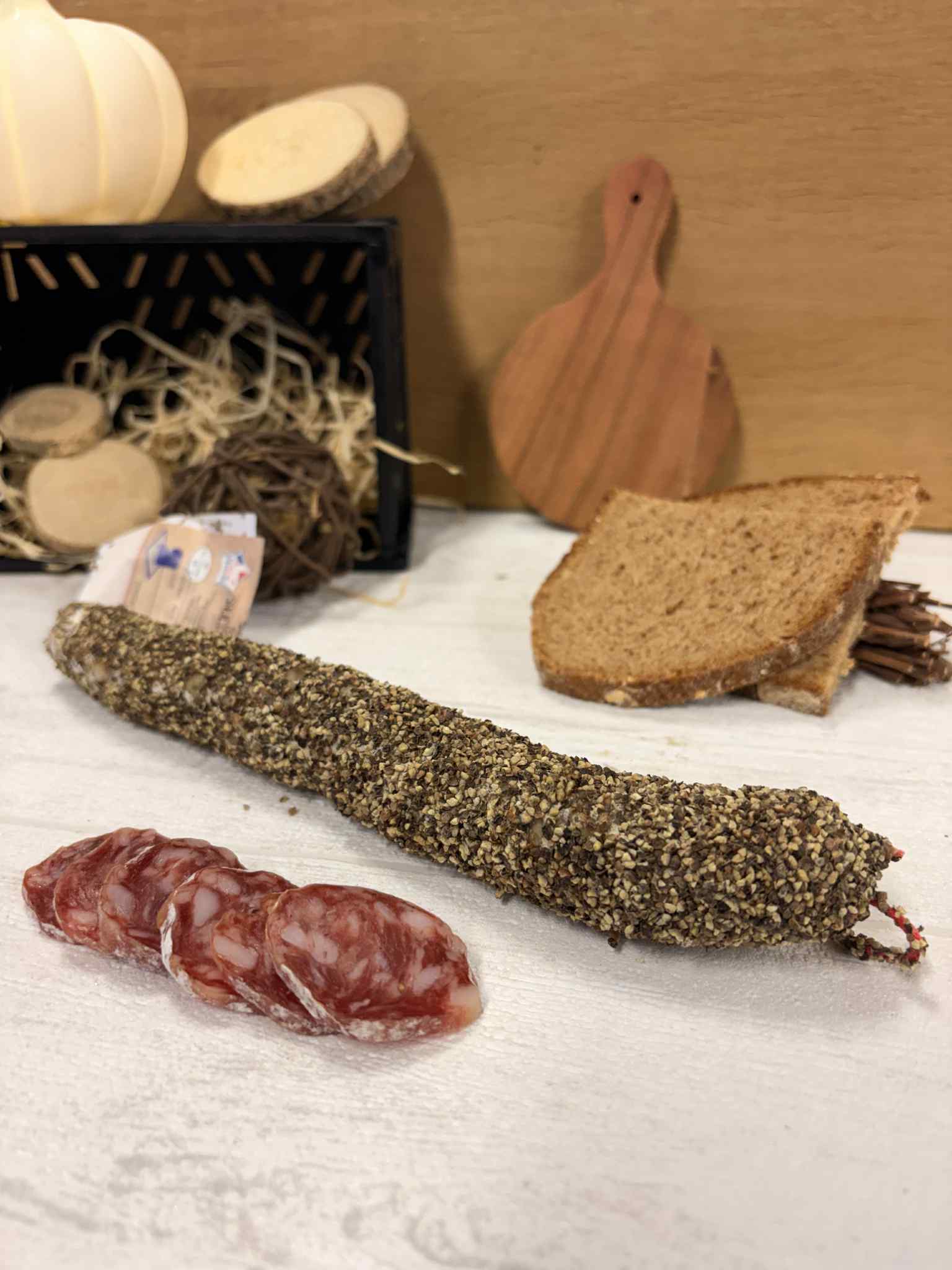 Saucisson enrobé au poivre VPF - 70