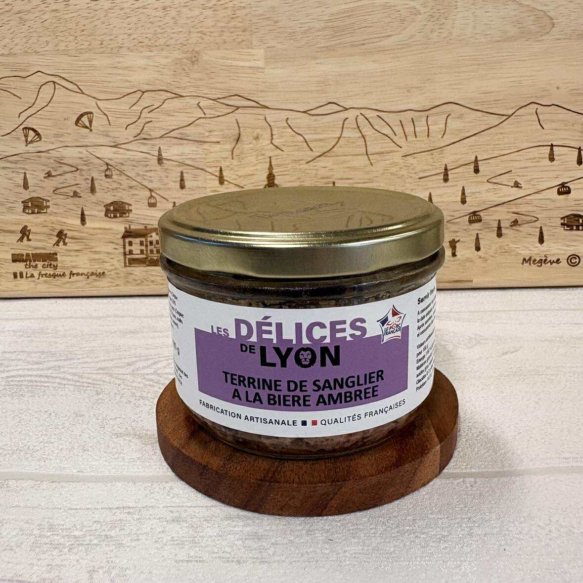 Terrine de sanglier à la bière ambrée "218"