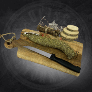 Saucisson enrobé aux herbes de Provence viande de porc française
