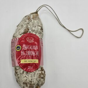 Fabrication artisanale, recette à l'ancienne, porc français, fleur et boyau naturels