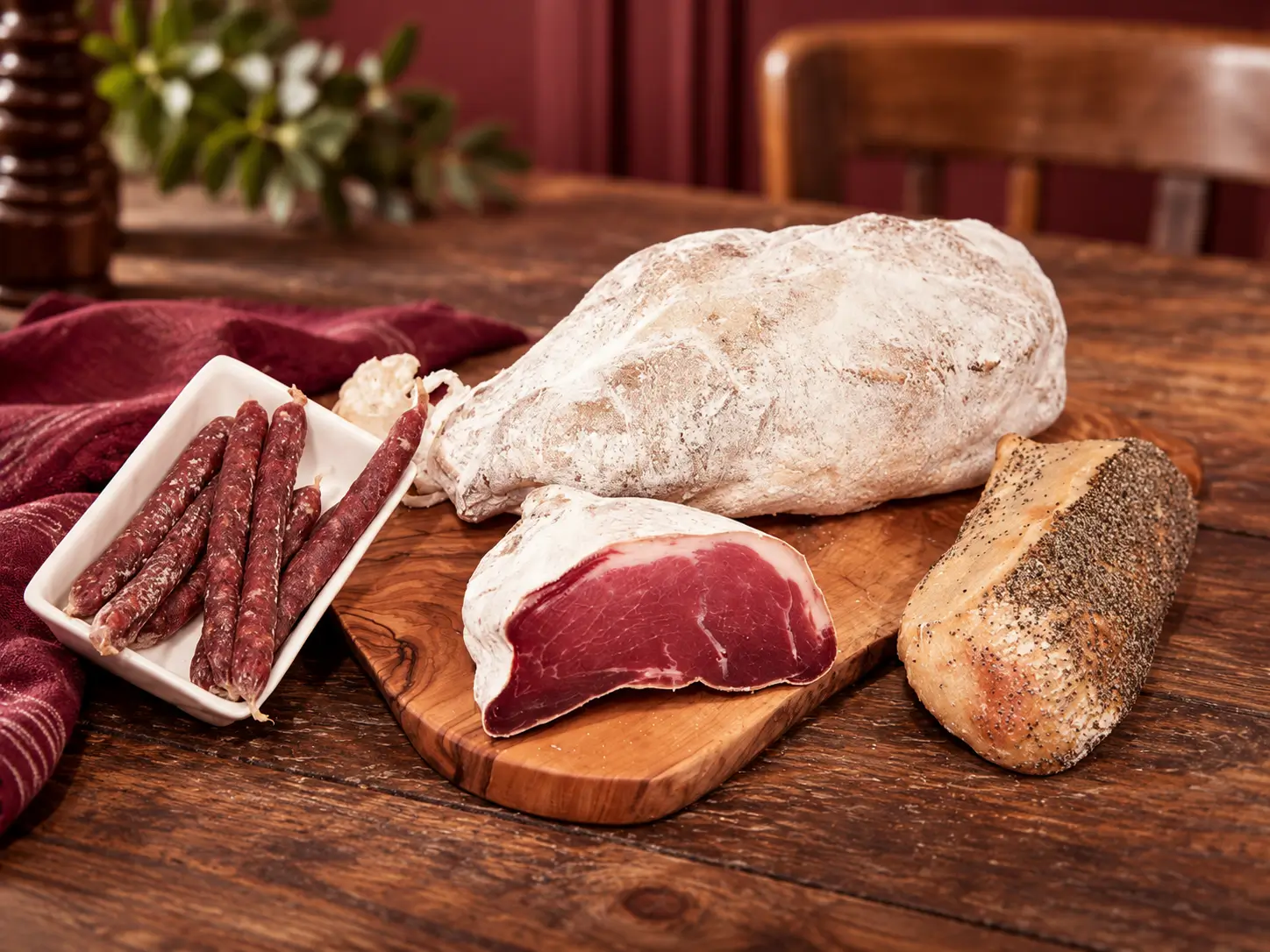 Jambons, filets mignons et coppa