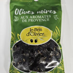 Olives noires aux aromates de Provence 150 gr