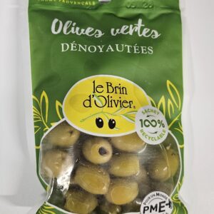 Olives vertes dénoyautées 100 gr
