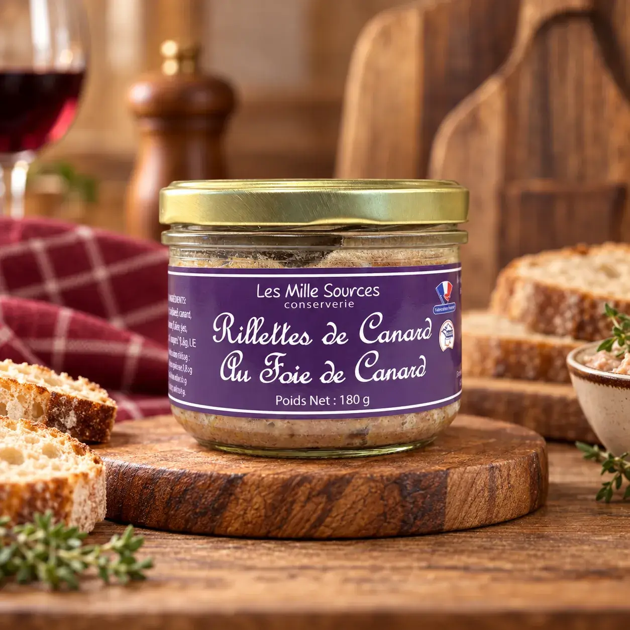 Rillettes de canard au foie gras de Canard - 102