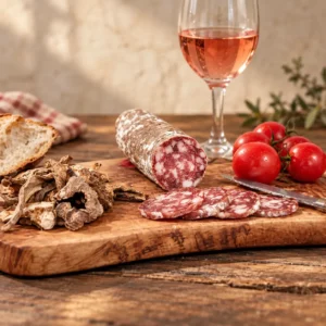 Saucisson aux cèpes