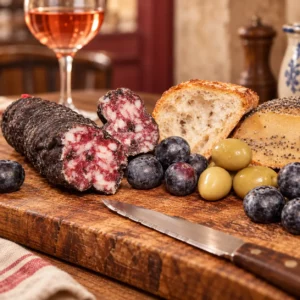 Saucisson aux myrtilles
