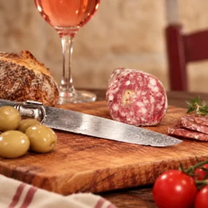 Saucisson aux olives